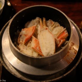 Crab claypot rice. Alright tasting
