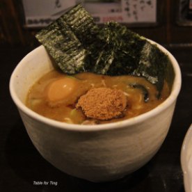 The seaweed is so good - crispy and tasty. The egg is cooked to perfection, the yolk melts in your mouth and the pork inside, gosh!!! Best Tsukemen I've ever had!